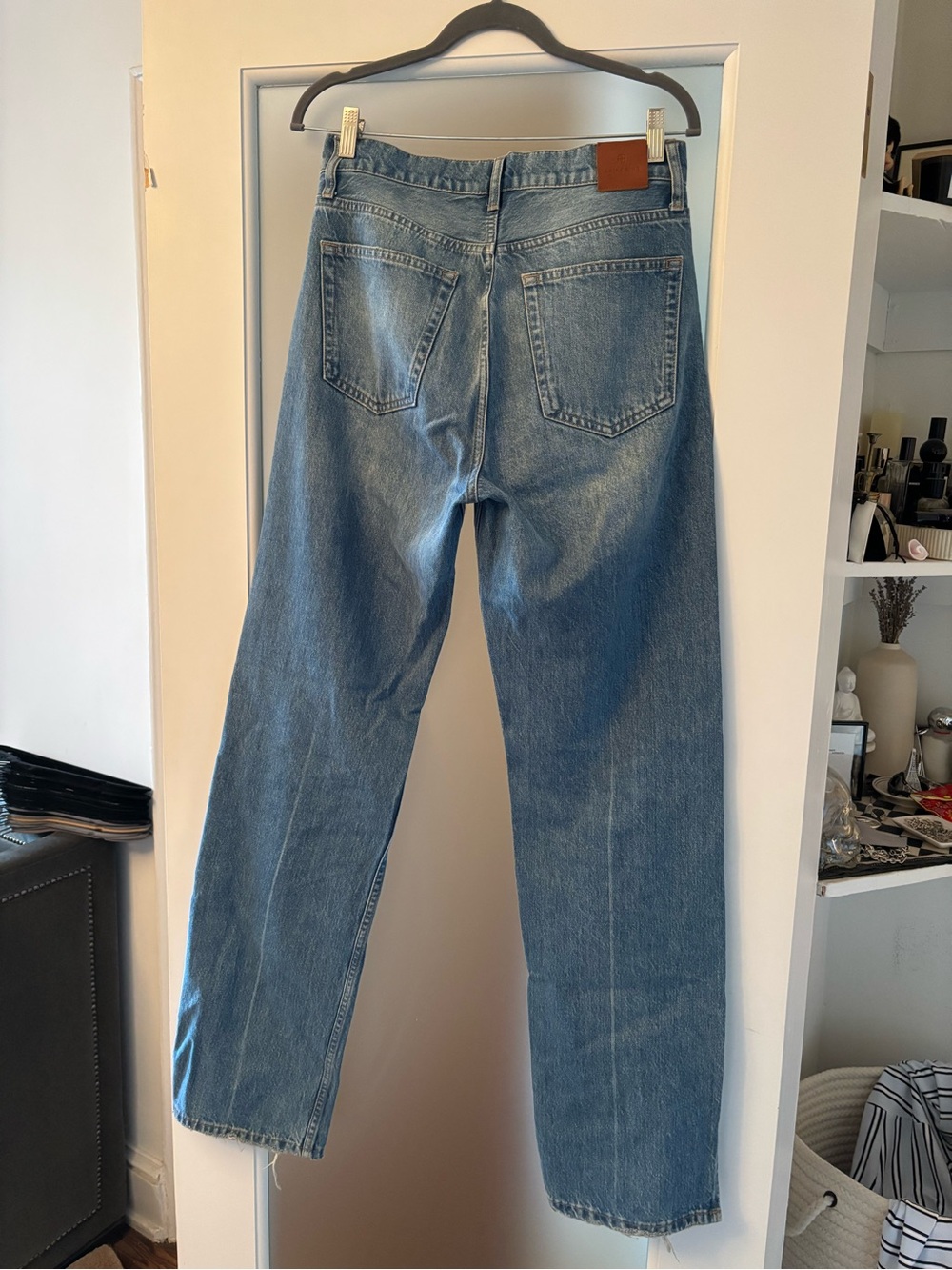 Anine Bing Roy Jeans in Blue Denim - Picture 6 of 14